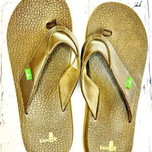 Sanuk Flip Flops Sandals Shoes Beach Pool Swim
